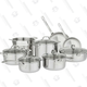 Viking Culinary 13-Piece Stainless Cookware Set | $190 | SuperShop | Promo Code GOVKNG